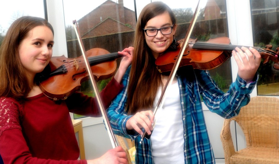 SWMS sisters accepted into National Youth Orchestra!